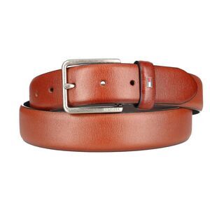 Tommy Hilfiger Men's Smooth Feather Edge Leather Belt